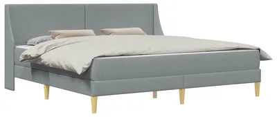 Produktbild von Bettgestell mit Matratze mit Kopfteil Polyester