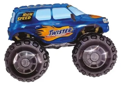 Immagine prodotto di Palloncino in foil da 61 cm "Auto Twister" blu - Godan
