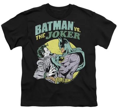 Immagine prodotto di Maglietta per bambini "Batman contro Joker" (TV37502), taglia 128, colore nero