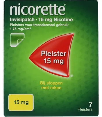 Produktbild von Nicorette Pflaster, unsichtbar, 15 mg (7 Stück)