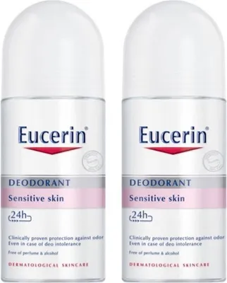 Produktbild von Eucerin Roll-On Deodorant für empfindliche Haut, 2 x 50 ml