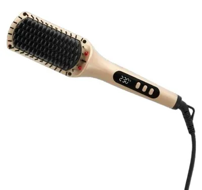Image de Fer a Lisser Brosse chauffante et lissante - DEMELISS - 21350 LISS&GO - 6 températures - Jusqu'a 230° C