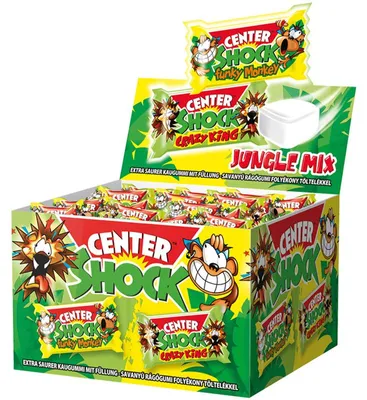 Immagine prodotto di Centre Shock Crazy Pirates, gomma da masticare, 100 pezzi