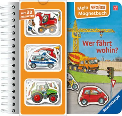 Produktbild von Mein großes Magnetbuch - Wer fährt wohin?