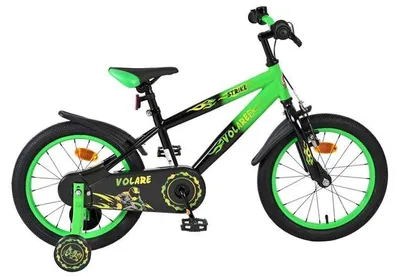 Produktbild von Volare Strike Kinderfahrrad - Jungen - 16 Zoll - Schwarz Grün