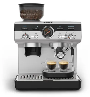 Immagine prodotto di Macchina per caffè espresso Krups XP801T Precision, nero/argento