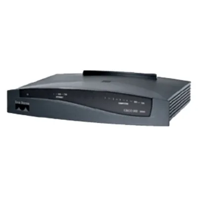 Produktbild von Cisco 837, 10, 100 Mbit/Sek, 10/100Base-T(X), ADSL (RJ-11), ADSL, Schwarz, 12 MB