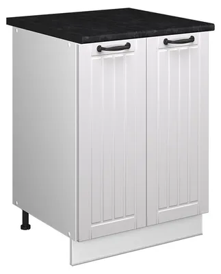 Immagine prodotto di Mobile lavello cucina Vicco Fame-Line Bianco rustico/Bianco 60 cm, Model 65106