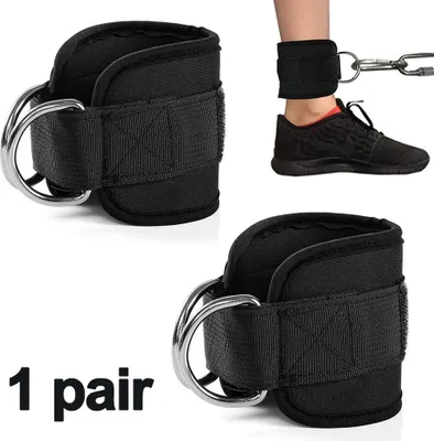 Produktbild von Fußschlaufen , für Fitness Training am Kabelzug - (2 Stück) Ankle Straps für Frauen und Männer