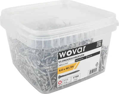 Produktbild von Vorteilseimer Gartenschrauben Edelstahl 410 4,0 x 40 mm Torx 15 Teilgewinde - 1750 Stück