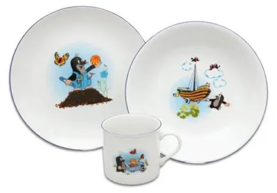 Produktbild von Thun 1794 Maulwurf und Boot, Kinderset, Thun, 3 Stück