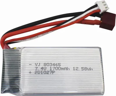 Zdjęcie produktu dla 7.4V 1700mah Bateria litowa do 9200 9200E 9205E 9202E 9203E 9204E 9206E 2.4G 1: 10 Pełna skala RC Car 1PCS akumulator