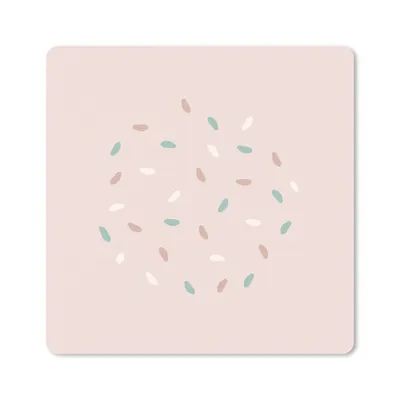 Produktbild von MuchoWow® Mauspad Mousepad Sommer - Abstrakt - Pastell 20x20 cm - Mousepads - Maus Mat - Pad - Mausunterlage - Desk Mat - Bureauartikeln