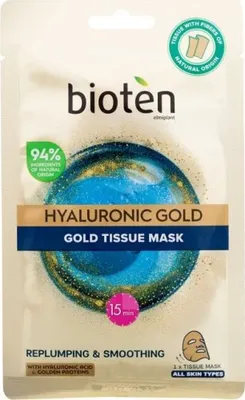 Zdjęcie produktu dla BIOTEN Hyaluronic Gold Face Mask, 1 szt