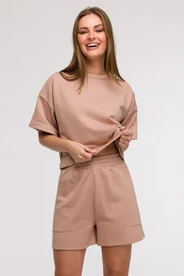 Produktbild von BeWear Damen Sweatpants Shorts Patolomaio B295 mokka L