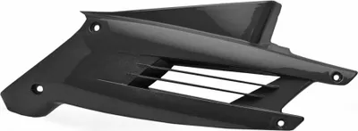 Produktbild von TNT Verkleidung Seitenverkleidung hinten / rechts unter Helmfach kompatibel mit Peugeot Speedfight 2, schwarz metallic
