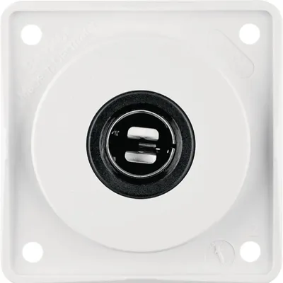 Produktbild von Berker 945172509 Steckdose 12 V polarweiß, glänzend Integro Einsätze