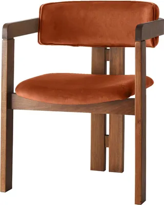 Produktbild von Skye Decor, CO - 028, Esszimmerstühle, Nussbaum, Samt, 58 x 76 x 49 cm
