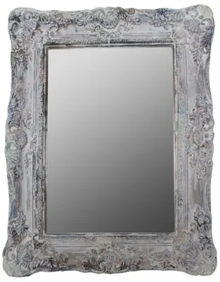 Produktbild von Casa Padrino Barockstil Spiegel / Wandspiegel Antik Grau 42 x H. 54 cm - Barock Möbel