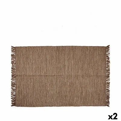 Image de Tapis marron 180 x 120 cm (2 pièces)