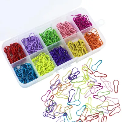 300 Sicherheitsnadeln, 10 Farben, Metall, 12,9 x 6,7 x 2,4 cm