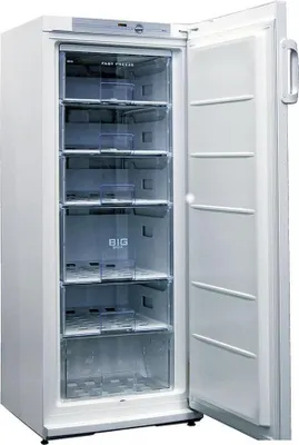 Produktbild von KBS Tiefkühlschrank 202 Liter 600x650x1450 mm Stahlblech weiß pulverbeschichtet