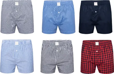 Image de MG-1 Boxers MG-77-900-00 Taille M Pack de 6 Sous-vêtements Hommes Coton