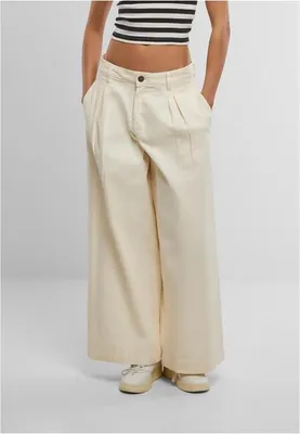 Produktbild von Urban Classics Jeans Damen Ladies Wide Leg Light Denim Pants hellblau 27