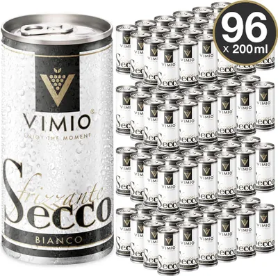Produktbild von Vimio Spritziger Trinkgenuss: Secco Frizzante Perlwein, 10,5% vol, 200ml