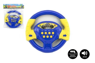 Obrázok produktu pre Teddies volant modrý plast 20 cm na batérie so zvukom