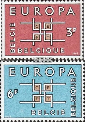 Produktbild von Briefmarken Belgien 1963 Mi 1320-1321 (kompl.Ausg.) postfrisch Europa