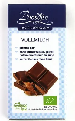 Produktbild von Genuss ohne Reue Schokolade Vollmilch Tafel -- 40g