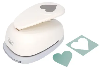 Herz-Stanzform 3,5 Zoll, Handstanze für Papierbasteln