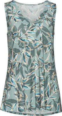 Produktbild von VIVANCE Tanktop grün bedruckt Größe 36/38