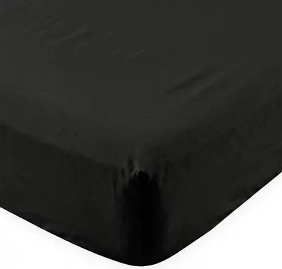 Immagine prodotto di Lenzuolo matrimoniale Basic nero 90x200x32 cm (letto 90) 100% cotone  Europe