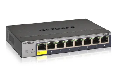 Immagine prodotto di Netgear GS108Tv3 - Gestito - L2 - Gigabit Ethernet (10/100/1000) - Full duplex