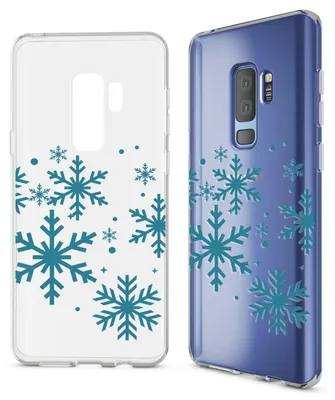 Produktbild von Samsung Galaxy S9 Plus Handy Hülle von NALIA, Slim Silikon Case Schutz Cover Snowflakes
