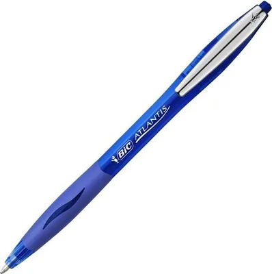 Obrázek produktu pro BiC® 902132 Druckkugelschreiber ATLANTIS® Soft - 0,4 mm, blau (dokumentenecht)