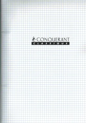 Zdjęcie produktu dla CONQUERANT CLASSIQUE Cahier 240 x 320 mm, Q5x5, incolore