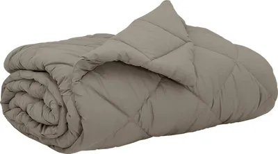 Zdjęcie produktu dla vidaXL Koc letni jasnoszary 220 x 200 cm z mikrofibry