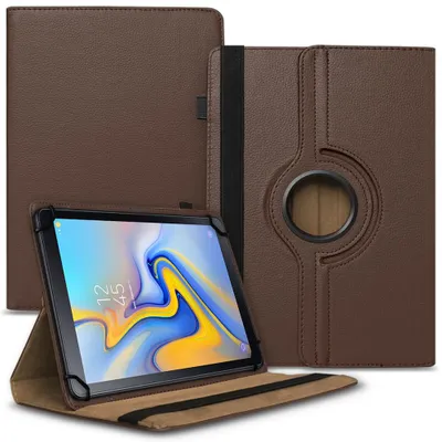 Produktbild von Tablet Hülle für Samsung Galaxy Tab A 10.5 Tasche Schutzhülle Case Cover DrehbarFarben:Braun