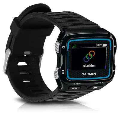 Produktbild von kwmobile Silikon Uhrenarmband für Garmin Forerunner 920XT Armband - Ersatzarmband für Fitnesstracker - Wechselarmband Smartwatch - Schwarz