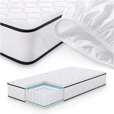 Zdjęcie produktu dla Materac sprężynowy z ochraniaczem AKORD 7-strefowy H3 100x200 cm