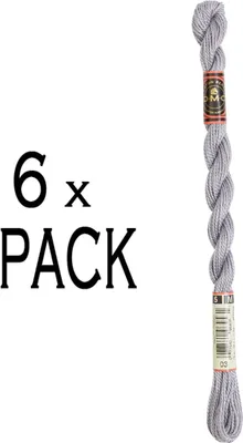 Produktbild von 6x DMC Perlgarn Stärke 5, 15 m, 115AR/5-03, VPE