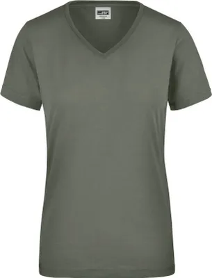 Produktbild von James & Nicholson Damen-T-Shirt, Gr. 2XL, dunkelgrau