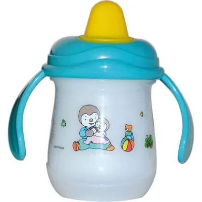 Productafbeelding van TIGEX Tchoupi beker met antilekfunctie, 300 ml, met zachte tuit en handgrepen