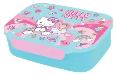 Obrázek produktu pro Snídaňová taška s přihrádkou Hello Kitty Foodyx modro-růžová – PATIO