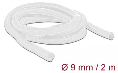 Image de DELOCK Gaine tressée autobloquante 2 m x 9 mm blanc