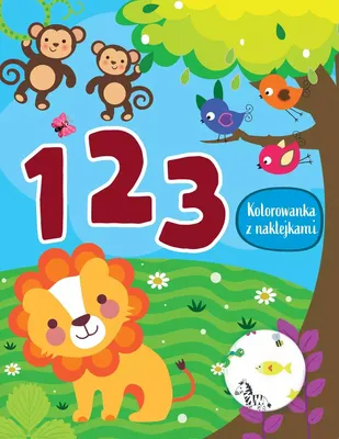 Immagine prodotto di 123. Kolorowanka z naklejkami