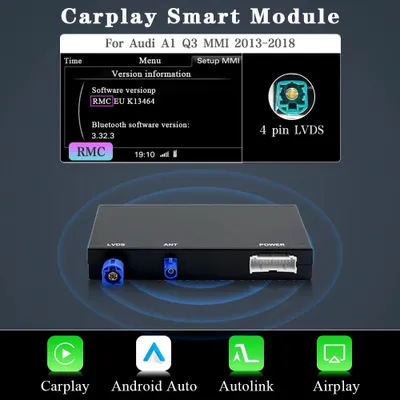 Immagine prodotto di Interfaccia CarPlay wireless – Modulo Android Auto – Ricevitore AirPlay – Con GPS e Bluetooth